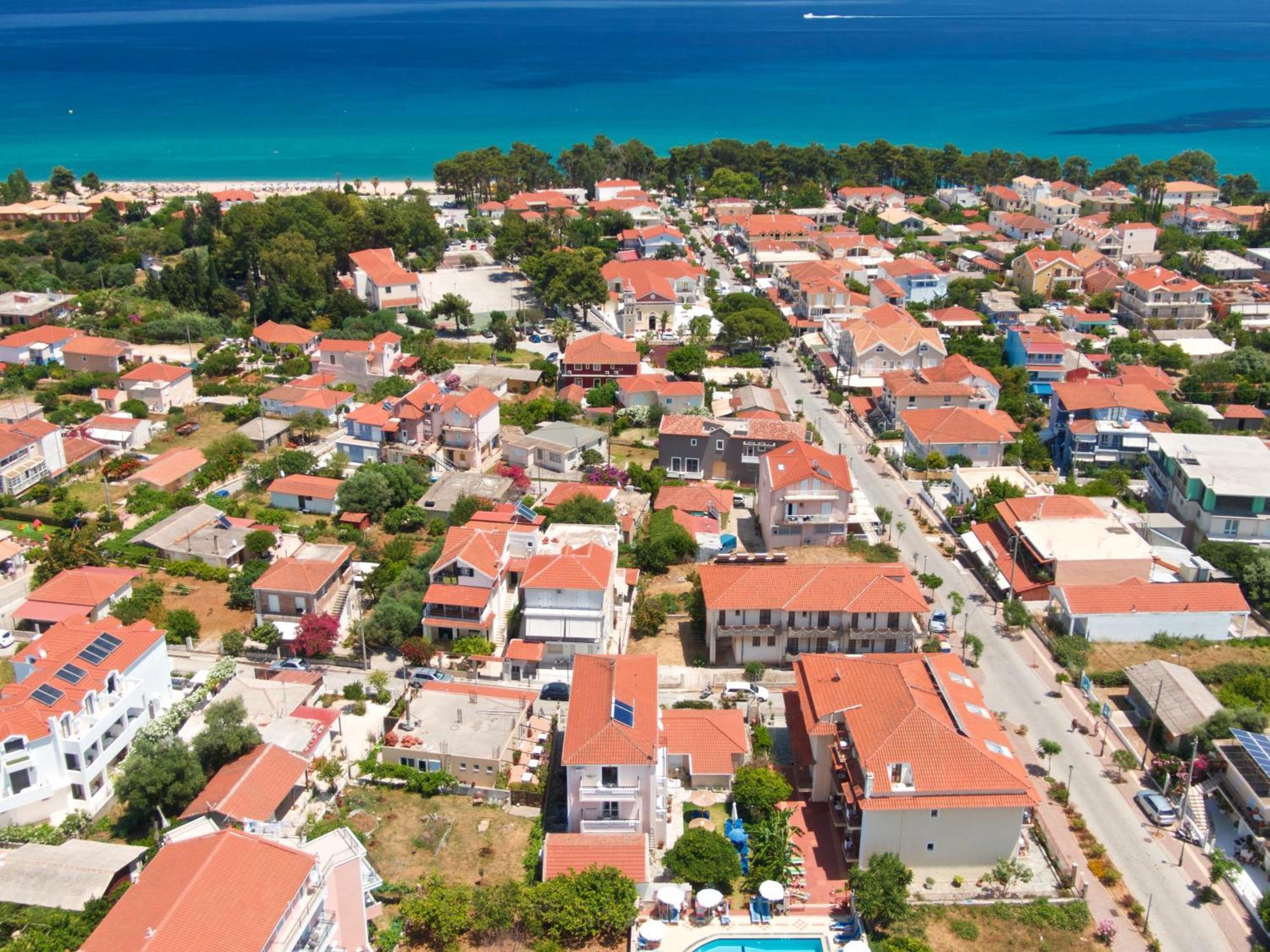Theodora Studios & Apartments Skala  Exteriör bild